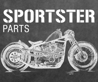 Harley Davidson Sportster Parts and Accessories for Bobber and Chopper Motorcycles